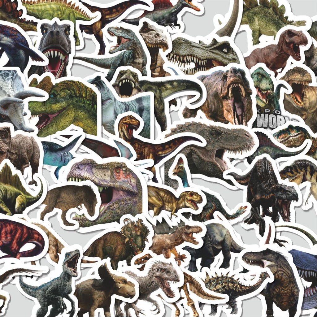 

Stiker Cutting Pack Stiker Dinosaur Series 1 Isi 100Pcs Series Aesthetic Lucu Keren Untuk Koper Bahan Vynil