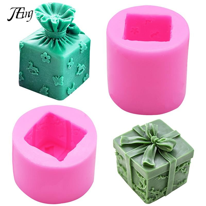 

Silicone Candle Mould DIY 3D Soap Craft Resin Molds Gift Box Decorating Tools