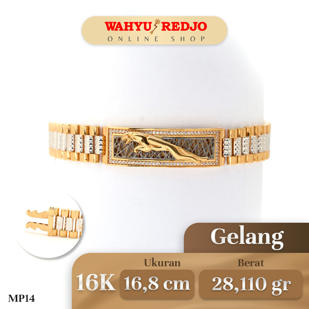 Gelang Jaguar Emas Kadar 16K Wahyu Redjo GL-16K-28395453-PMR