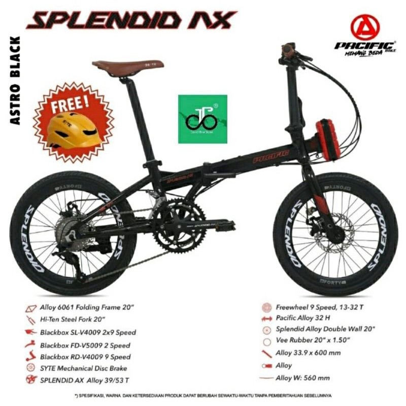 Sepeda Lipat 20" Pacific Splendid AX
