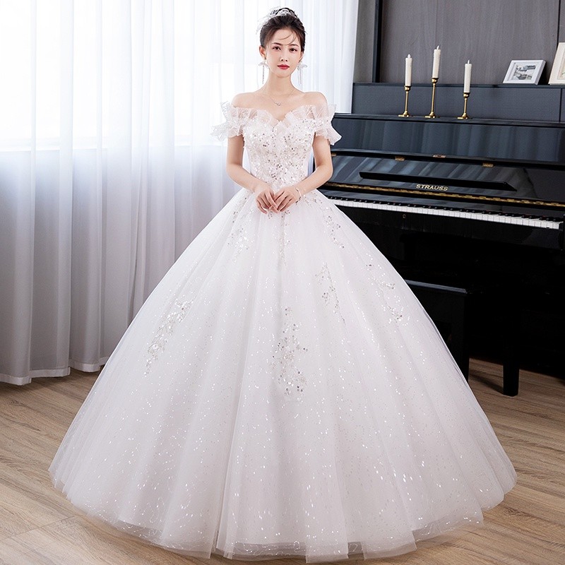Gaun Pengantin 2205007 Putih Sabrina Wedding Dress