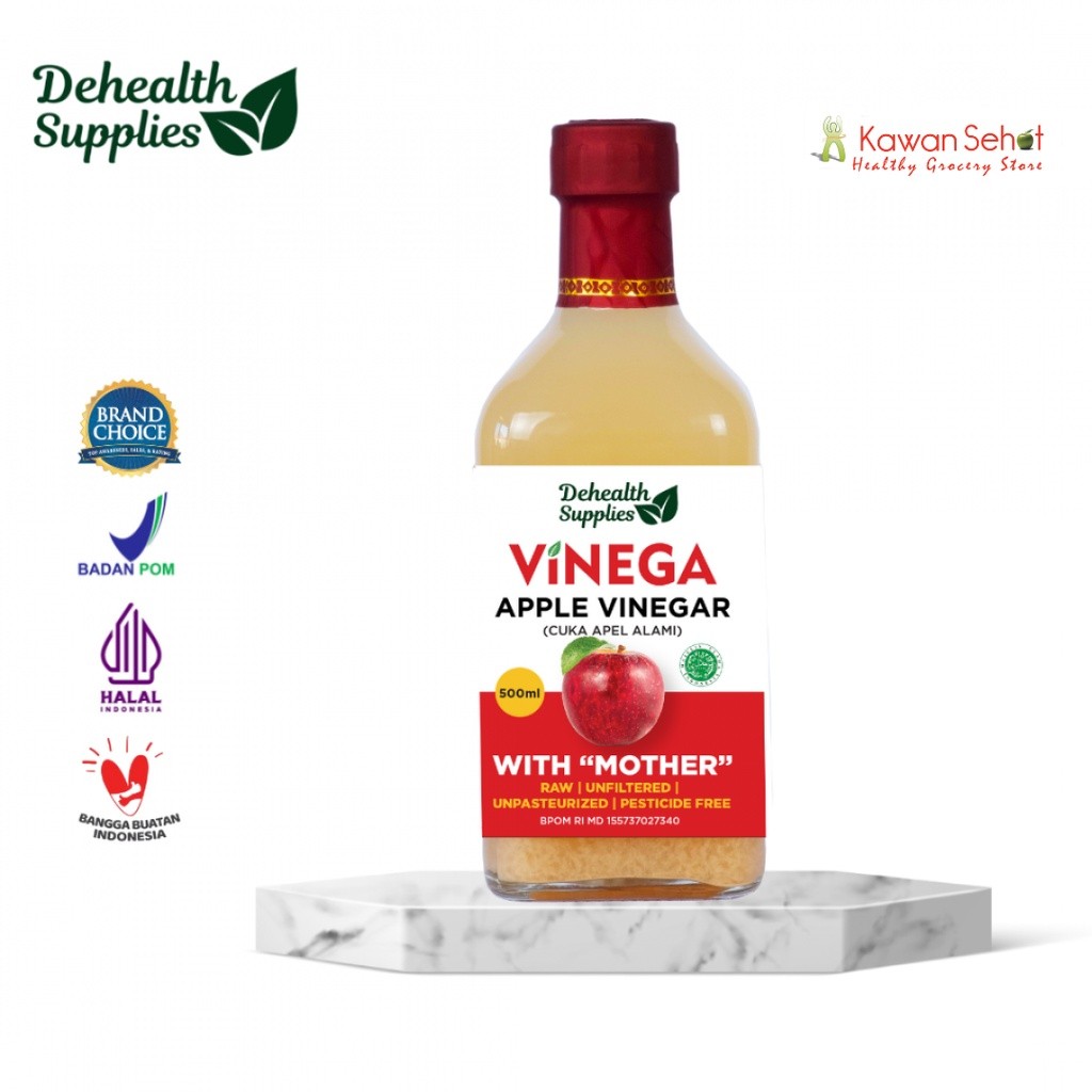 

JAMIN MURAH !!!Dehealth Supplies Vinega Apple Vinegar 500ml| Cuka Apel Alami(BISA LANGSUNG ORDER)