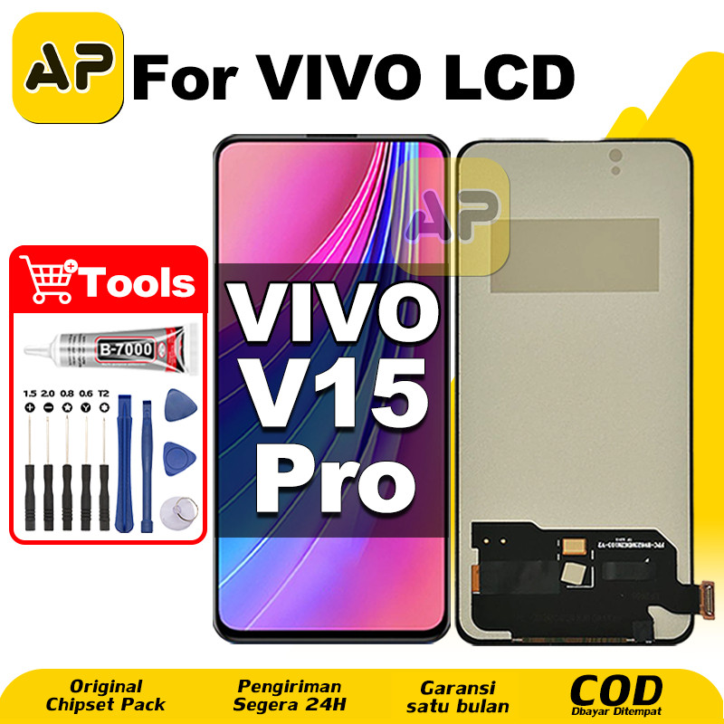 LCD FOR VIVO V15 Pro Original hp Layar Sentuh Fullset ori 100% Glass Touchscreen Digitizer COD