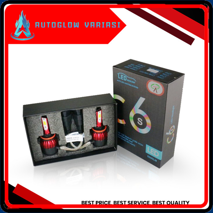 Lampu Led C6 H11 dan H16 [AutoGlow Variasi]