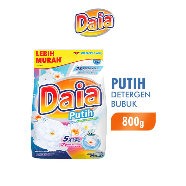 Daia Deterjen Bubuk Putih 800 gr