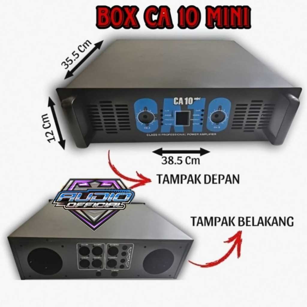 Box Power Amplifier CA10 Mini / Bok CA10 Series Bahan Tebal