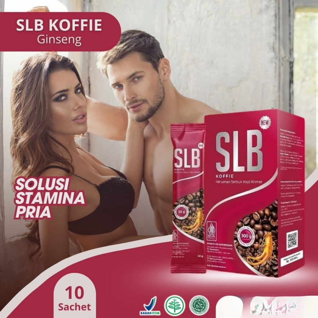 

Kopi SLB Original 100% Asli Kemasan Baru Koffie SLB Ginseng Stamina Pria BPOM HALAL 1 Box Isi 10 Sachet