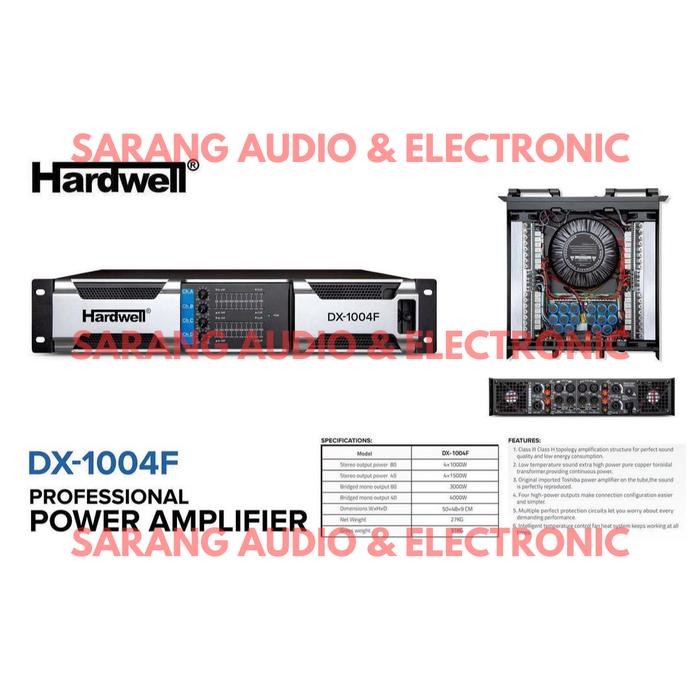 Power Amplifier HARDWELL DX1004F Original DX 1004 4 Channel Class H