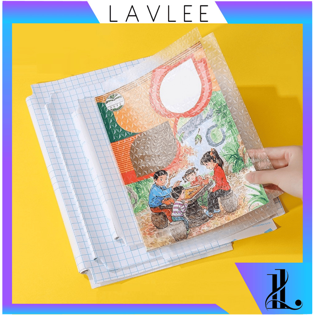 

Lavlee - S6665 Sampul Buku Sekolah / Film Pelindung Buku / Sampul Buku Tahan Air / Cover Buku Anti Air / Sampul Buku Plastik