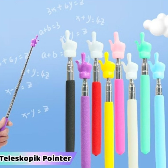 

*ALAT TONGKAT BANTU MENGAJAR PENUNJUK PAPAN TULIS TELESKOPIK BISA PANJANG-PENDEK