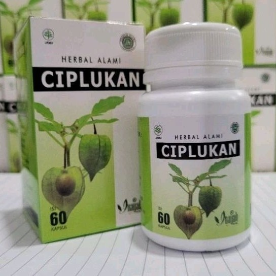 Kapsul CIPLUKAN Obat stroke ampuh terbukti herbal suplemen untuk terapi saraf dan otak isi 60 kapsul