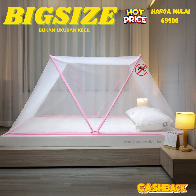 Kelambu Kotak Anti Nyamuk / Kelambu Kotak Lipat Portable Semua Jenis Ukuran / Kelambu Nyamuk Kotak /