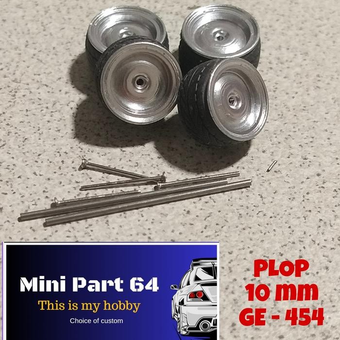 Diorama Diecast Ban 10mm GE-454 Miniatur Skala 64