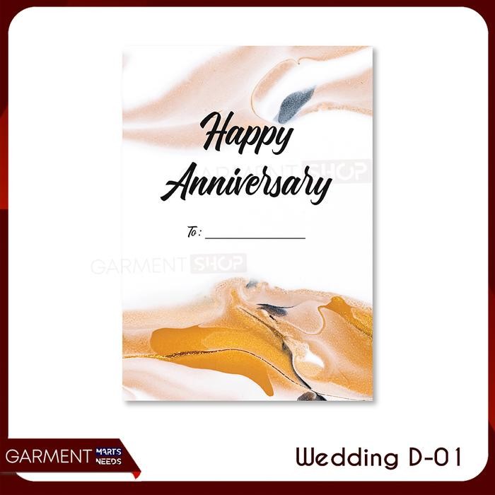 

[Barang Baru] PROMO Kartu Ucapan Tambahan Greeting Card Hampers Happy Birthday Anniversary Graduation - ANNIV (1) Paling Laris