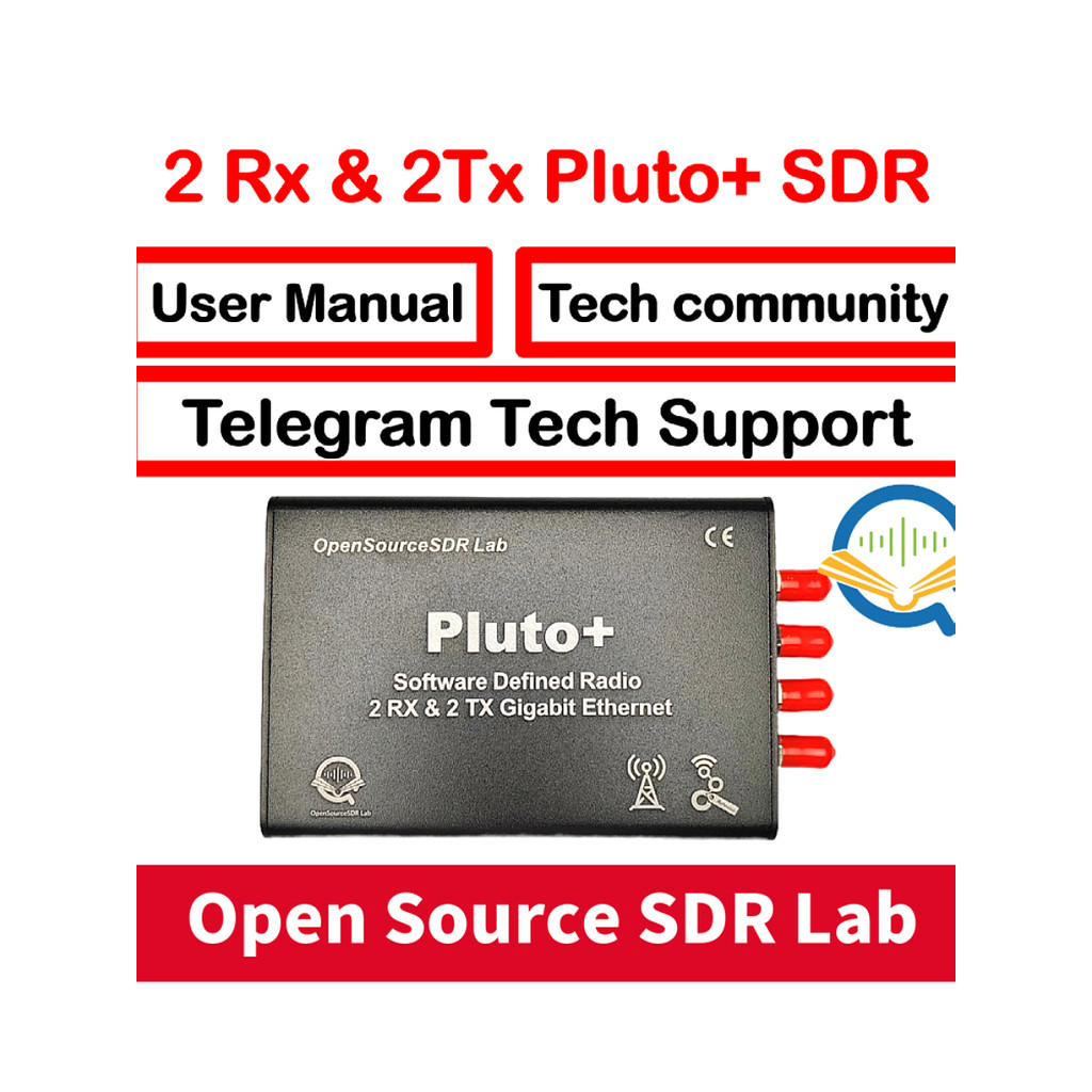 OpenSourceSDR Lab PLUTO+ SDR AD9363 2T2R Radio SDR Transceiver Radio 70MHz-6GHz Software Defined Rad