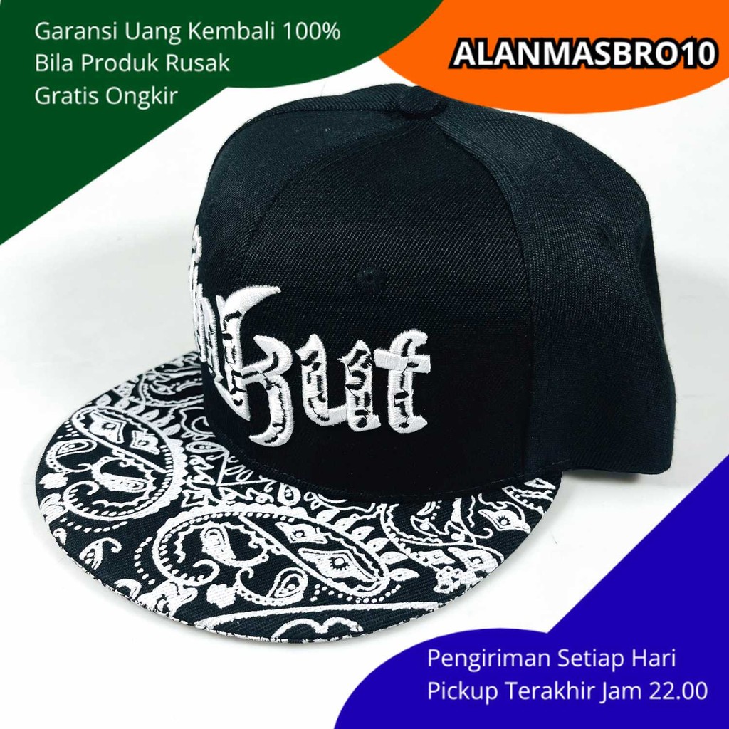 AM10 Topi Snapback Hat Hip-Hop Pria Wanita Keren Dewasaa Dewasa Distro Original 100% Korea Style Kec