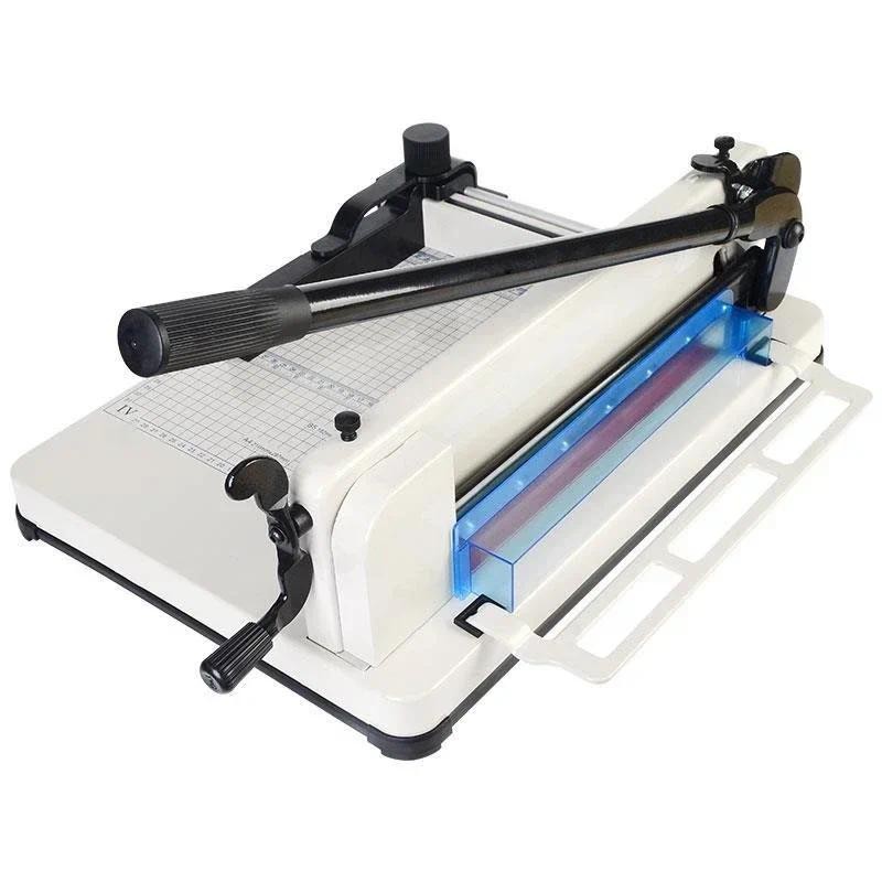 

1PC Heavy Duty A4 Paper Trimmer Paper Cutter Photo Cutter Hand Operate Manual Max Thickness 4cm Paper Cutting Machine 858A4