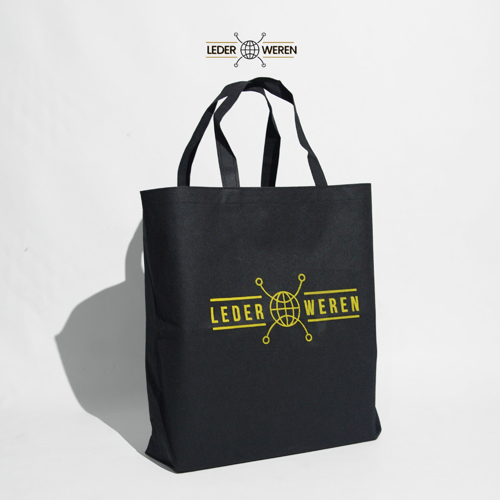 

Leder Tote Bag Hitam Tas Jingjing Kanvas Premium Kapasitas 15 kg