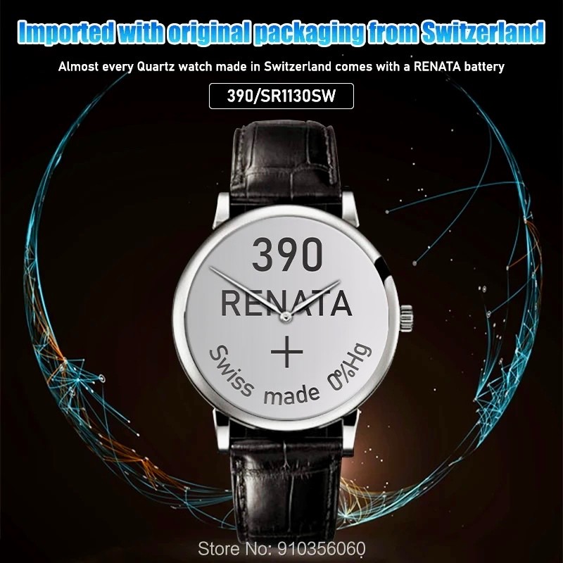IG ✅ ( 1130 Renata ) Baterai Jam Tangan Swiss Renata SR1130sw 1130 390 AG10 LR1131 Baterai Terbaru