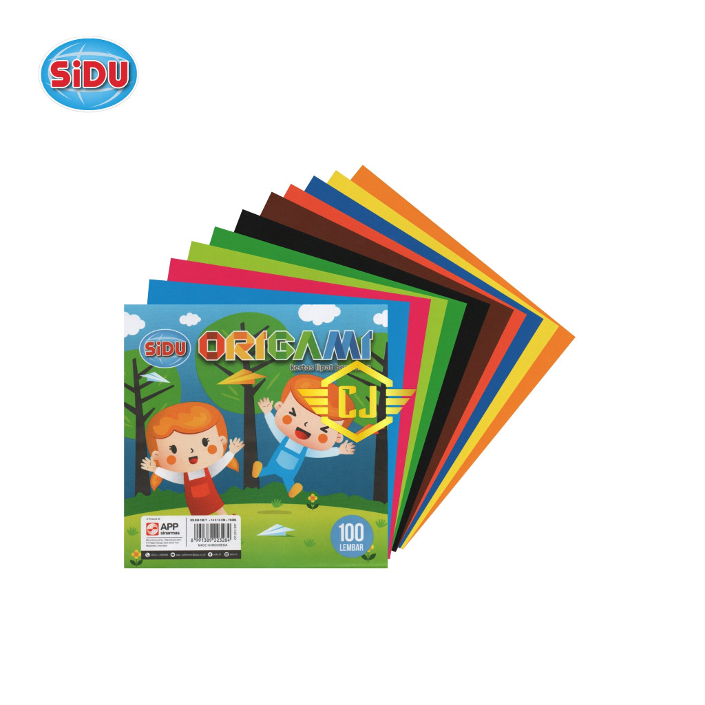 

Kertas Lipat Warna SIDU 12x12 / 16x16 Origami Paper Isi 100 Lembar - MY