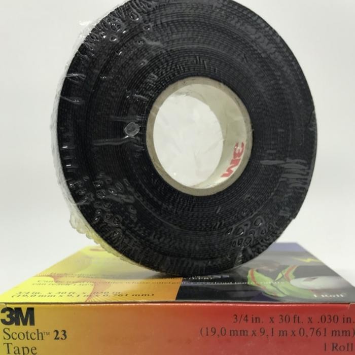 

MUMPUNG PROMO 3M ISOLASI LISTRIK SCOTCH 23 RUBBER SPLICING TAPETERLARIS