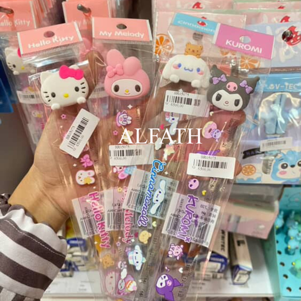 

Penggaris Karakter 15cm/ Penggaris Lipat Karakter Lucu