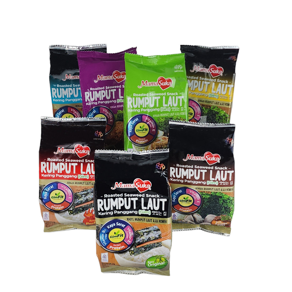 

TERBARU Mamasuka Nori Rumput Laut Panggang - Netto 4.5 gr