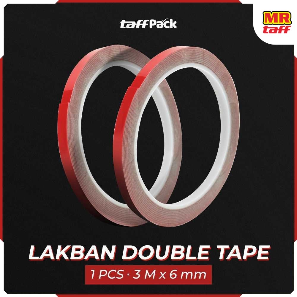

TaffPACK Lakban Selotip Double Tape Strong Heavy Duty 1 PCS - SC-3M