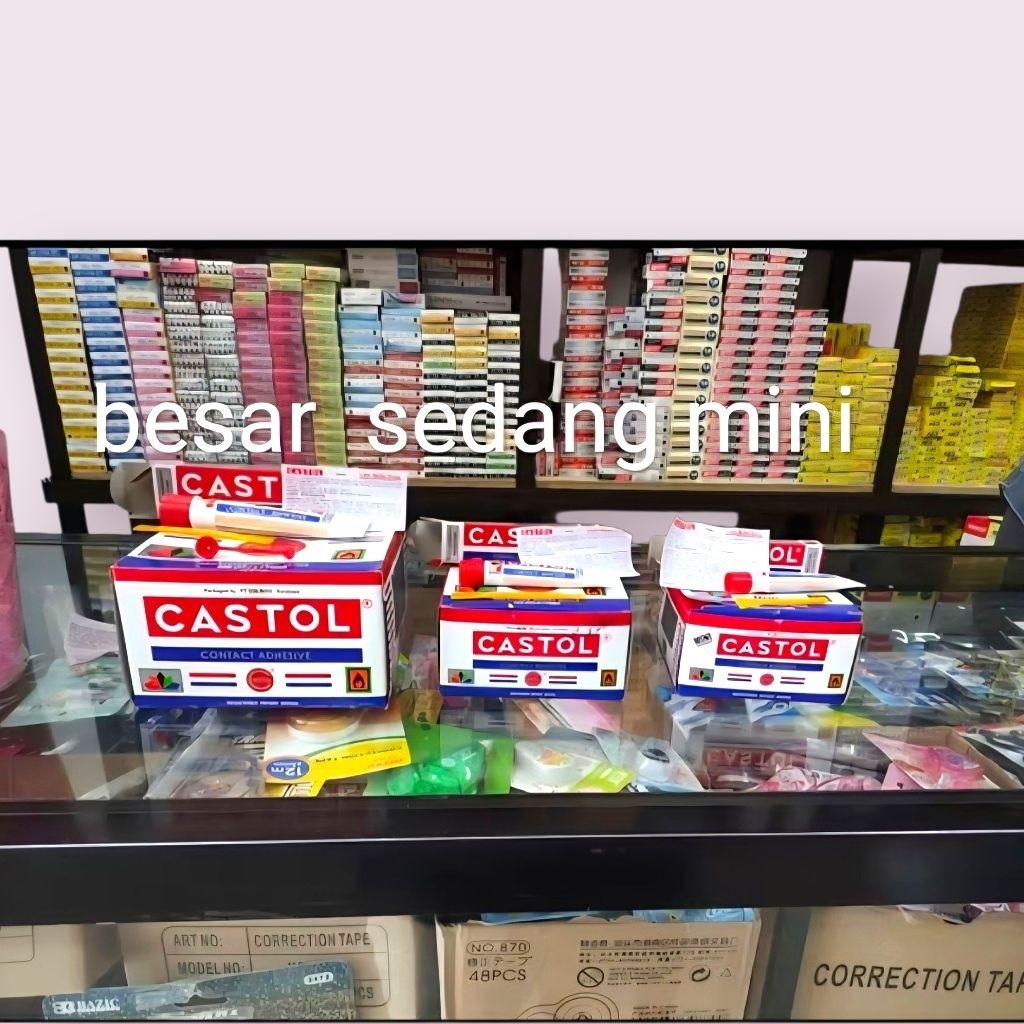 

flash sale Lem Castol 21ccm Tanggung/Lem Adhesive Serbaguna Perekat Kuat Plastik Karet Kulit Daya Rekat Tinggi Tahan Lama