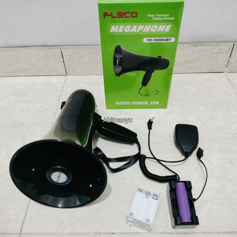 

toa megaphone pengeras suara mic pisah YC-165RUBT power 35 watt AC-DC USB MEMORI bluetooth