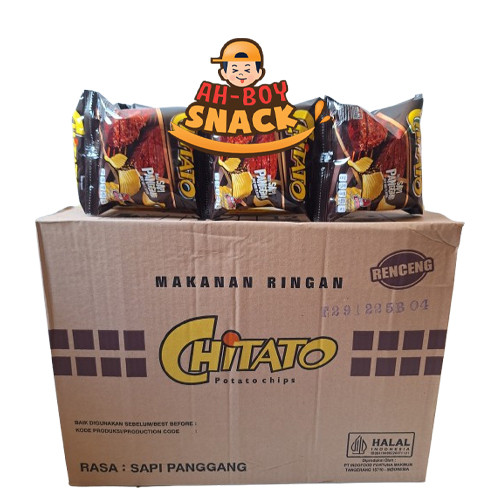 

[1 DUS] CHITATO RENCENG SAPI PANGGANG ( 10 SACHET X 14 GRAM ) ISI 6 RENCENG - AHBOY SNACK
