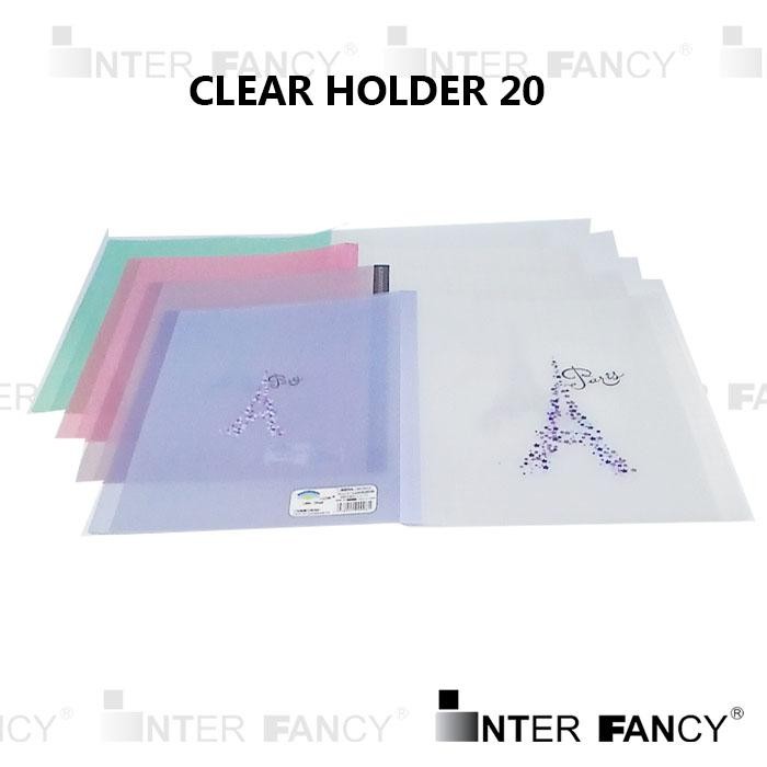 

Clear Holder Map Dokumen Album Dokumen Dokumen Keeper Fancy Lucu Cute A4 20 Pockets, tipe 173, terdiri dari 20 lembar, dari bahan plastik berkualitas, tidak mudah pecah.