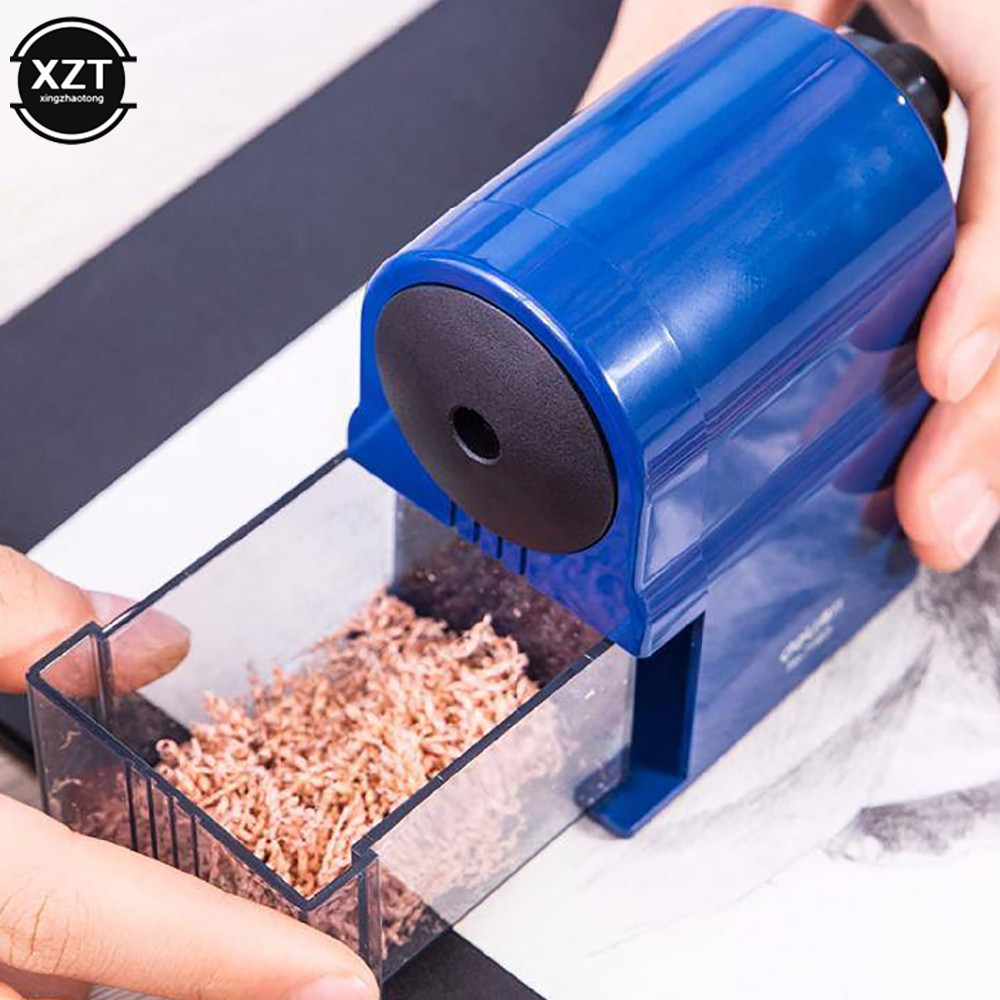 

Fashion Rotary Pencil Sharpener Machine Pencil Cutter Office Stationery Accessories Hand Crank Pencil Sharpener Student Supplies