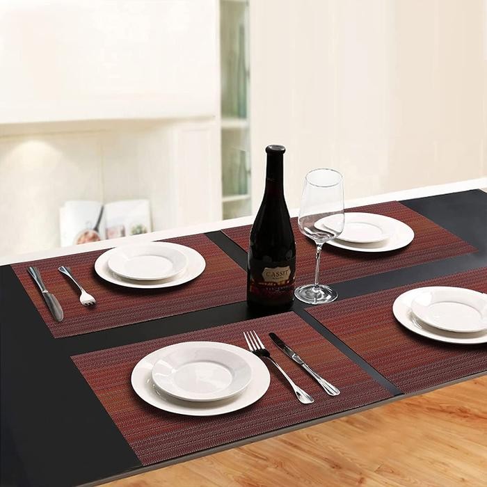 Taplak Meja Makan Panjang PVC / Table Runner - 30x135 cm