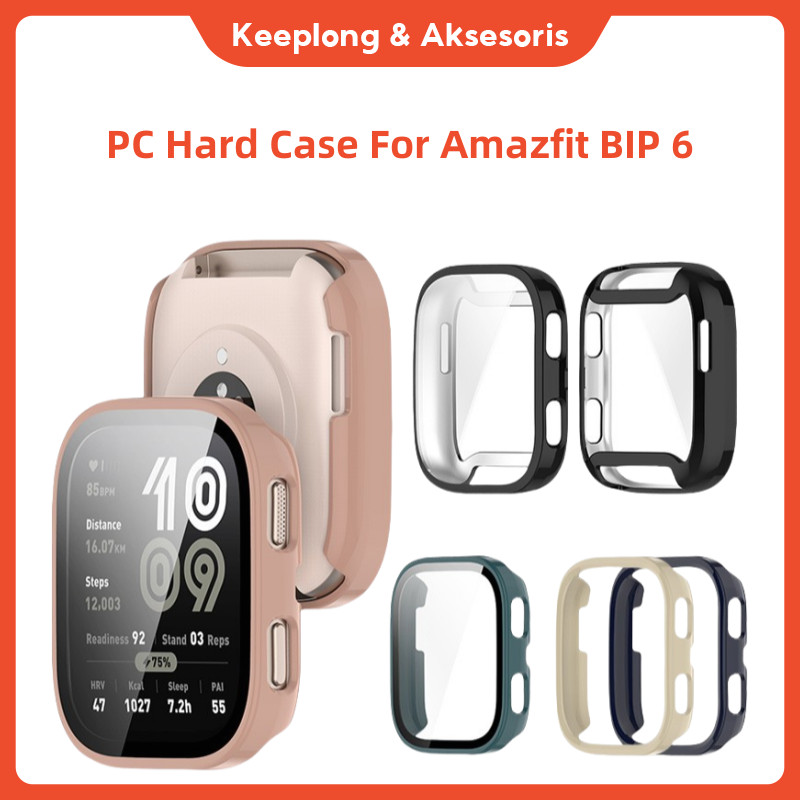 Hard Case for Amazfit BIP 6 Screen Anti gores Hard PC Cover Protective Bumper Case for Amazfit BIP6