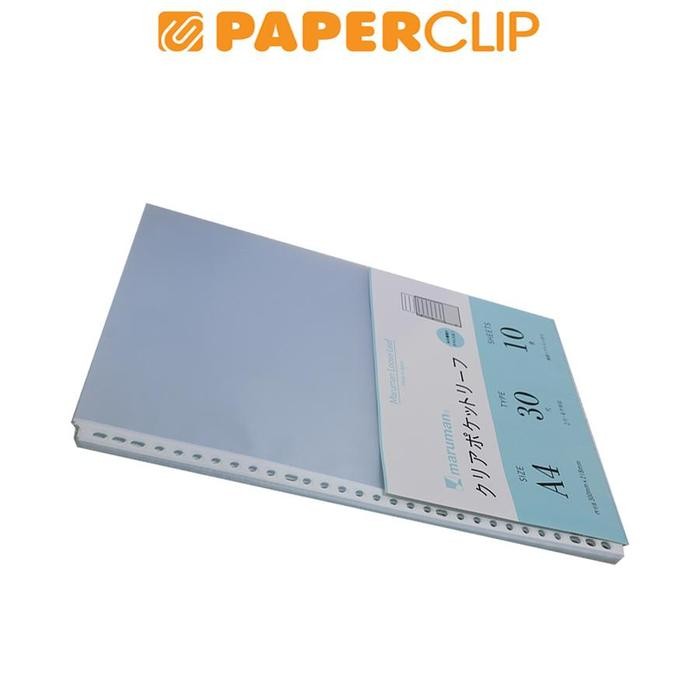 

CLEAR POCKET FILE NOTE A4 MARU