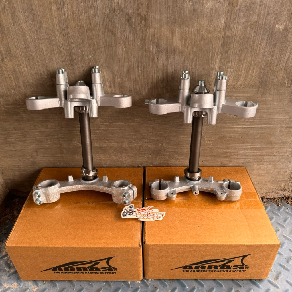 SEGITIGA T SET ATAS BAWAH NINJA R DAN RR AGRAS GORILLA IMPORT AS 33 PNP HONDA CB MEGAPRO TIGER GL