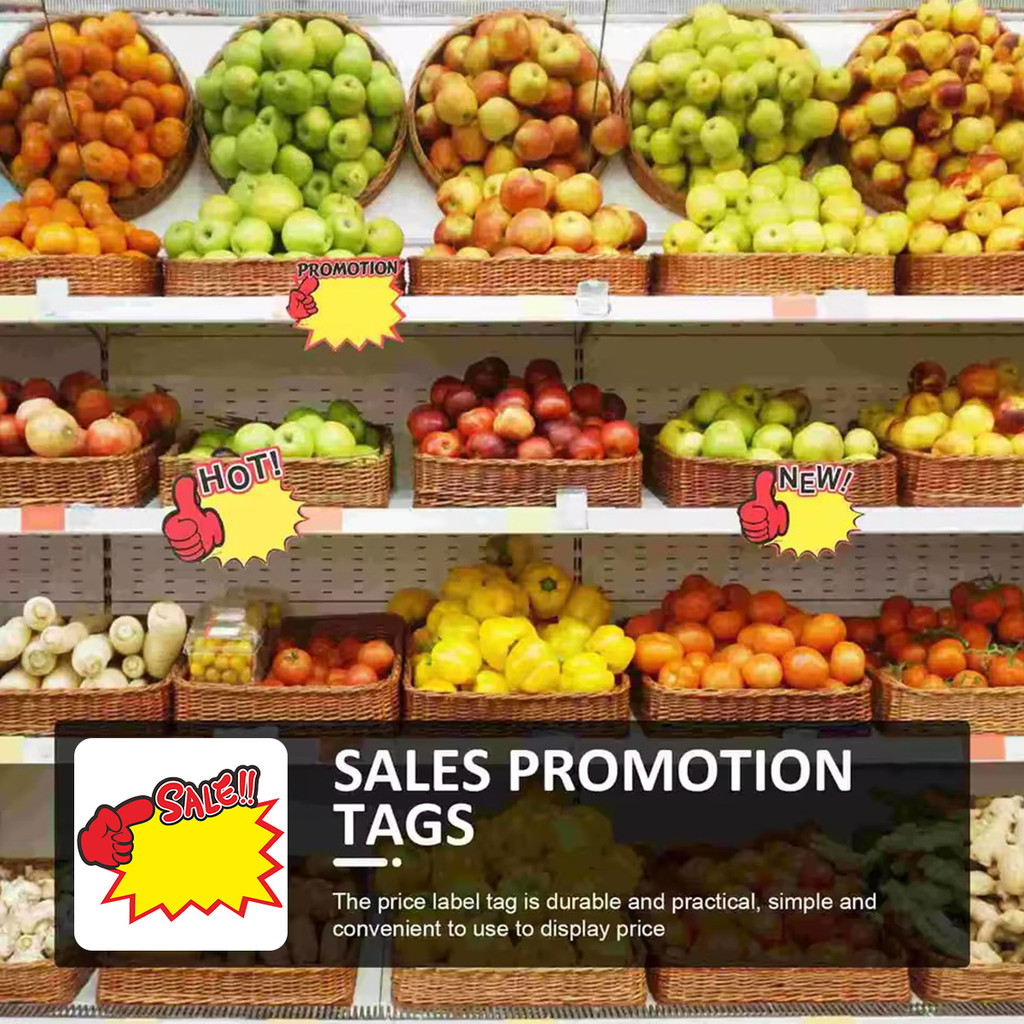 

1/3/5pack Price Tags label harga pop card kertas promosi harga cocok untuk toko, toko retail, supermarket dll (10pcs/pack)