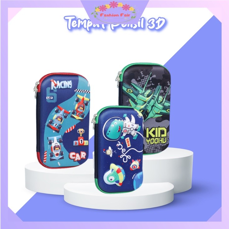 

COD FASHION FAIR S5626 Kotak Pencil Anak / Tempat Pensil Anak Gambar 3D Waterproof / Kotak Tempat Alat Tulis / Kotak Pensil