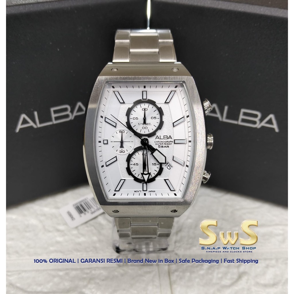 Alba AM3995 ALBA ACTIVE Pria AM3995X1 Stainless Steel Original Garansi Resmi