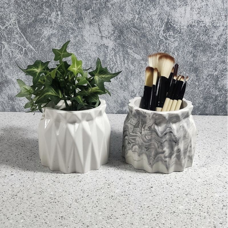 

Tempat Alat Tulis/ATK/Kuas | Vas Estetik | Semen | Concrete | Aesthetic Stationery/Brush Holder