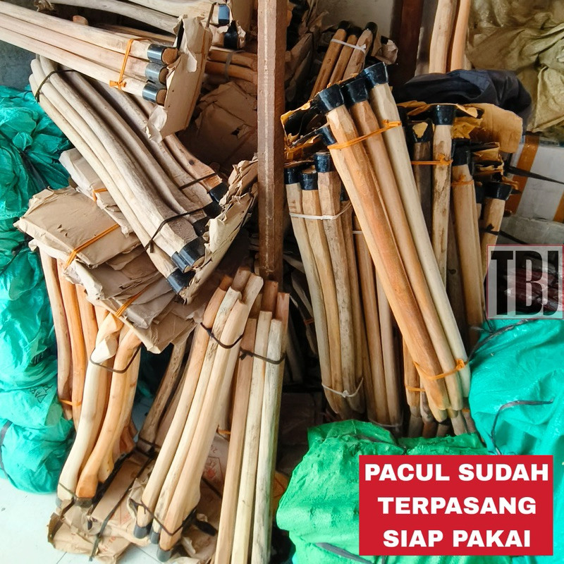 Cangkul Tanah Siap Pakai Pacul Adukan Sudah Terpasang