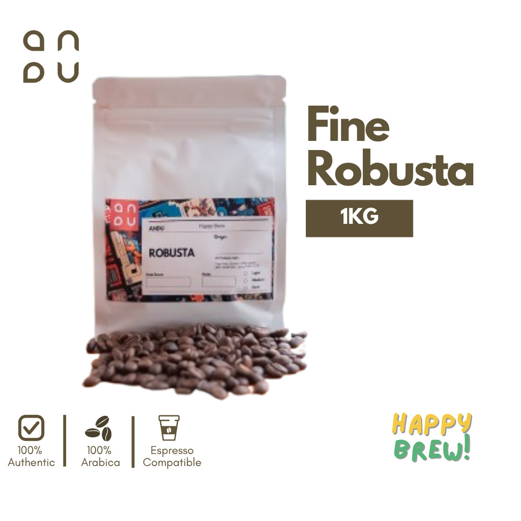 

Kopi Robusta Fresh Roast 1 Kg | Biji Kopi Robusta | Kopi Andu