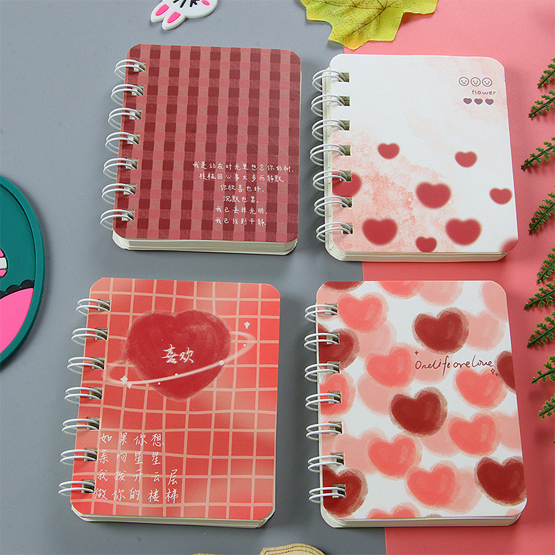 

New Hot A7 Tulip Loose-leaf Book Ins Style Exquisite Notebook Cute Hand Ledger Cores Reusable Notepad Horizontal Line Notebook