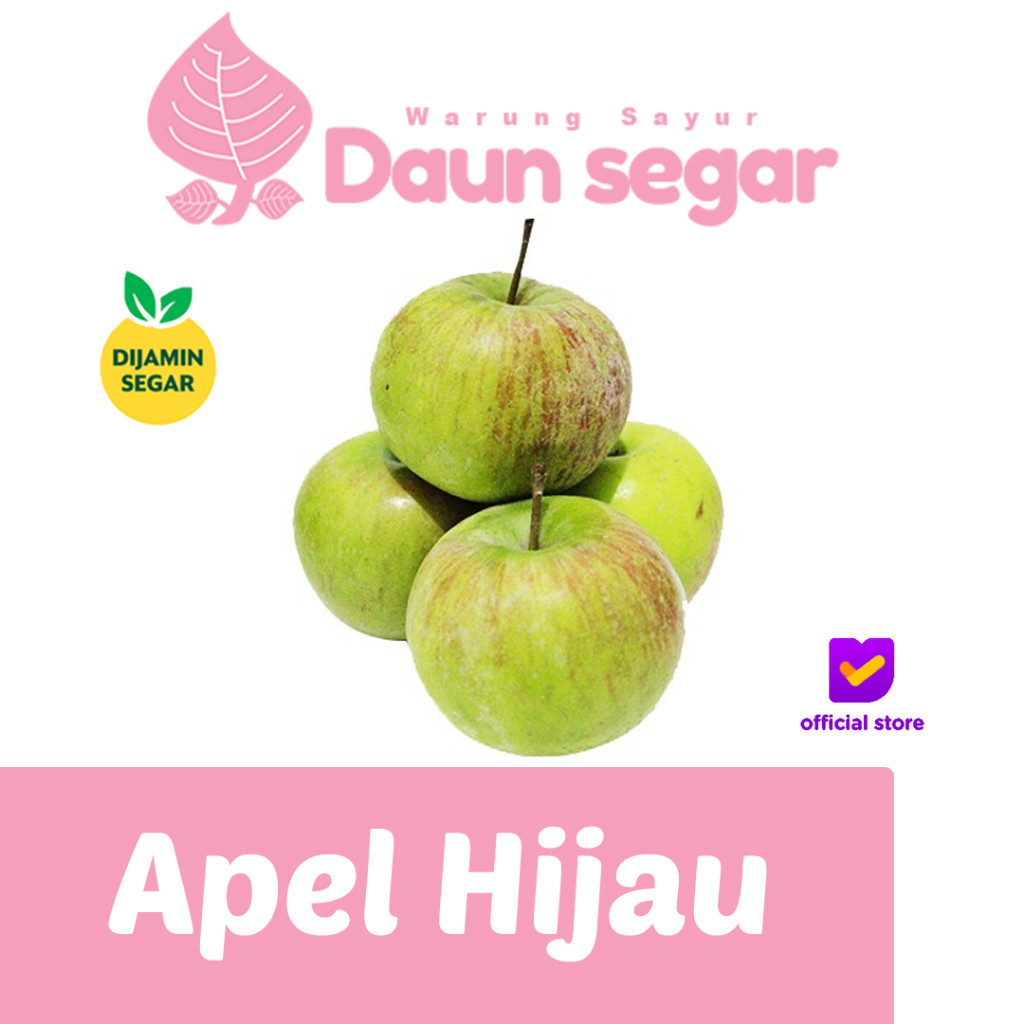 

Apel Hijau Greensmith Premium 1kg Segar Berkualitas - Daun segar
