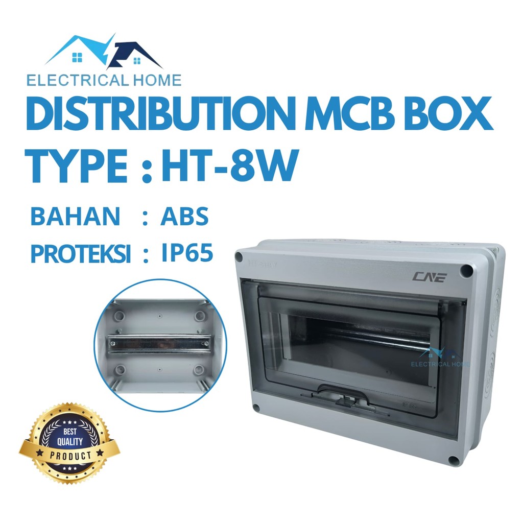 DISTRIBUTION MCB BOX  TYPE HT-8W WATERPROOF IP65