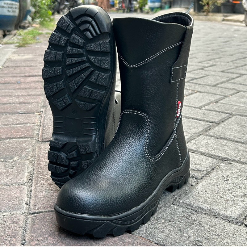PROMO SEPATU SAFETY KING KICKERS UJUNG BESI SEPATU BOOT SAFETY KING KICKERS PRIA WANITA BOOT SAFETY 