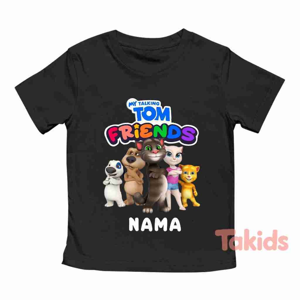Kaos Anak Tom And Friends Free Nama Katun Adem