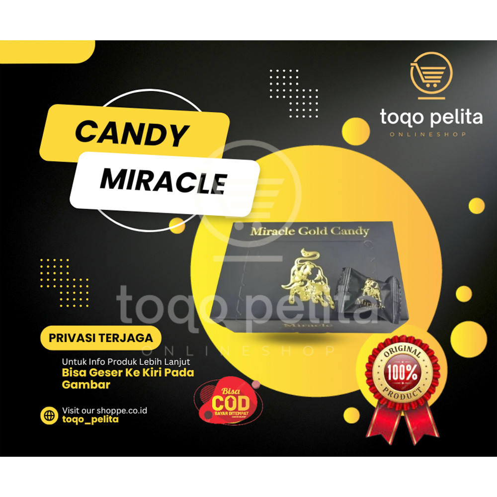 

Permen-Miracle Candy Gold Original 30 Pcs Rasa Kopi & Ginseng