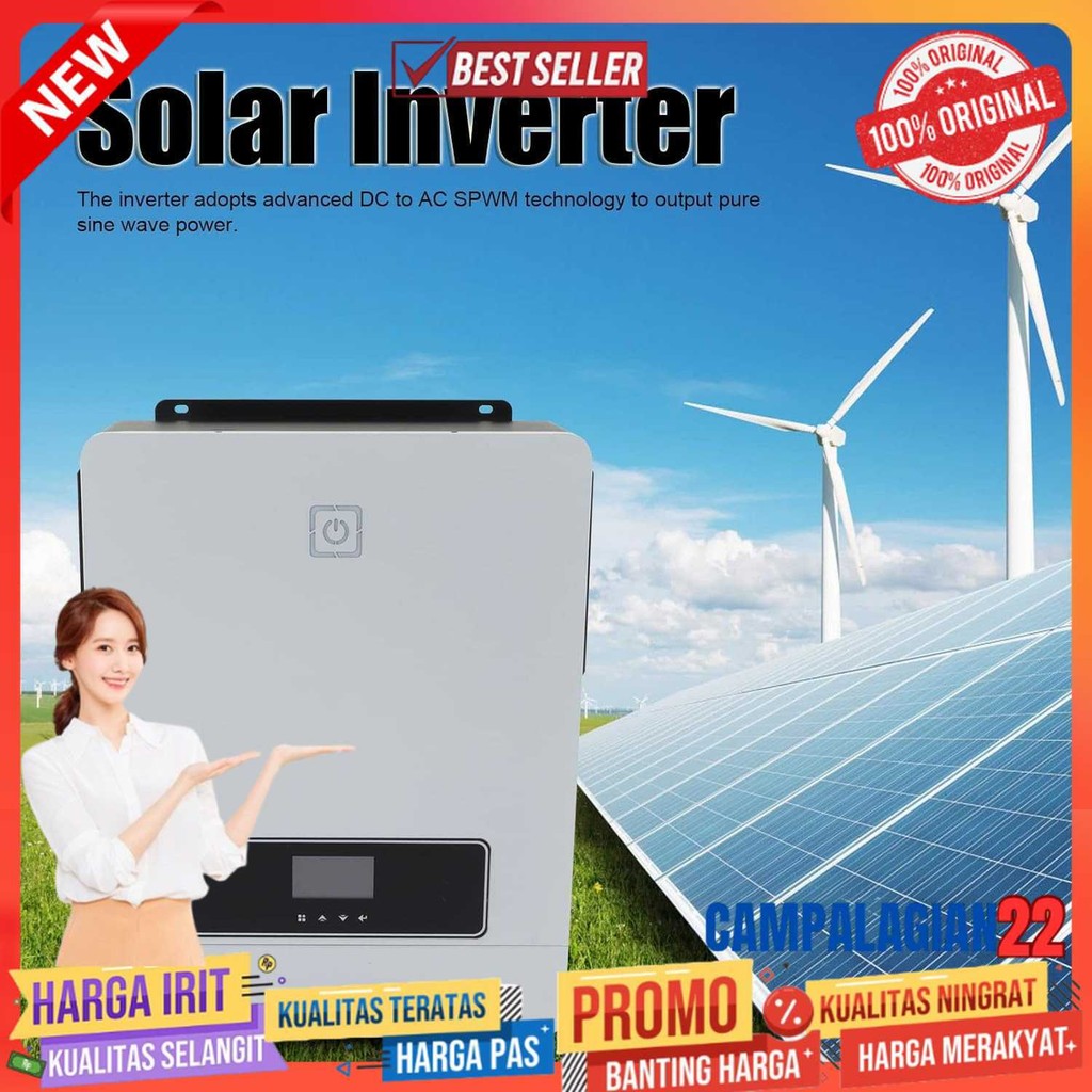 Victor Inverter Solar Controller Hybrid DC 48V to AC 230V 10200W - MAX-10.2KW